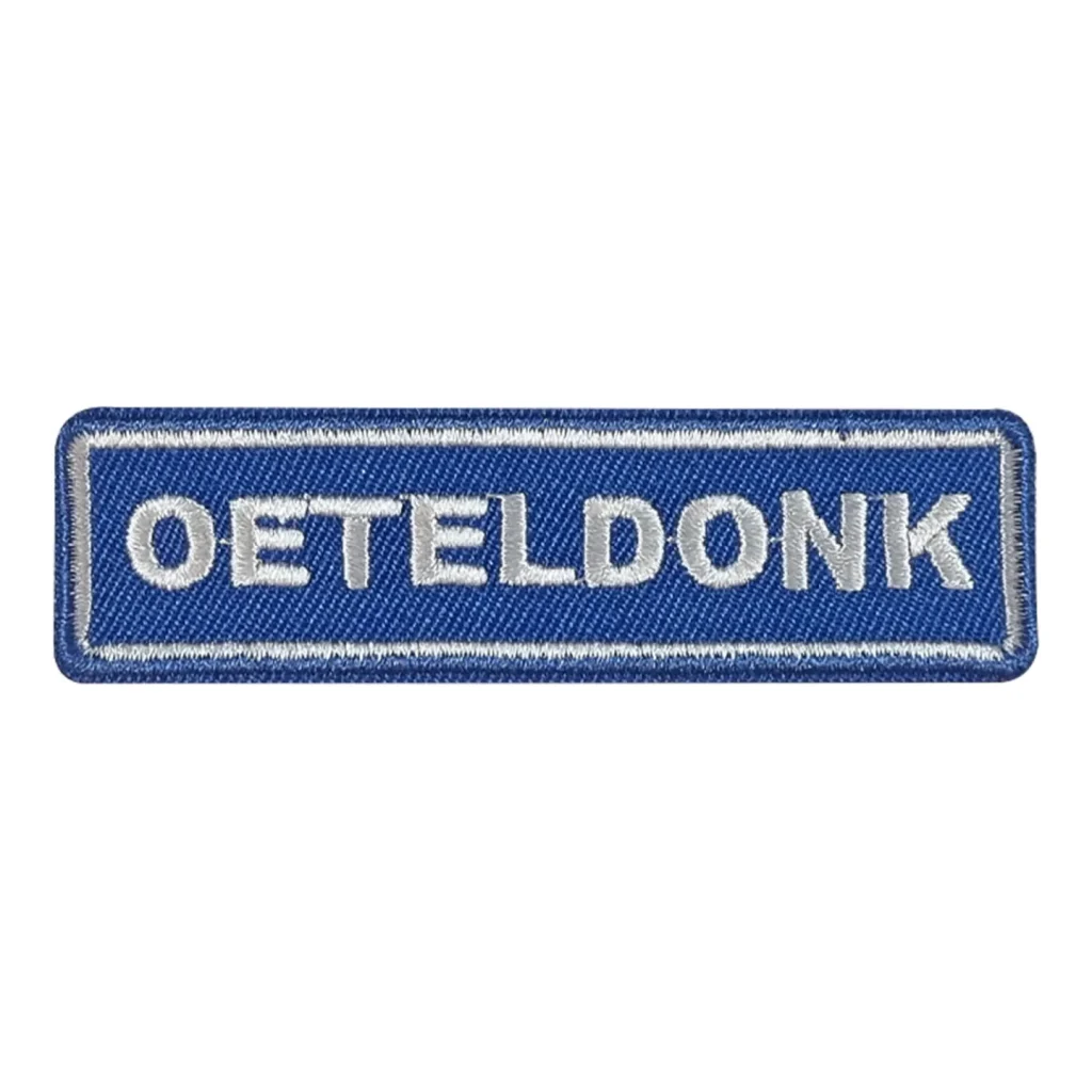 Oeteldonk embleem Straatnaambord strijkembleem Carnavalsembleem Straatnaambord Oeteldonk