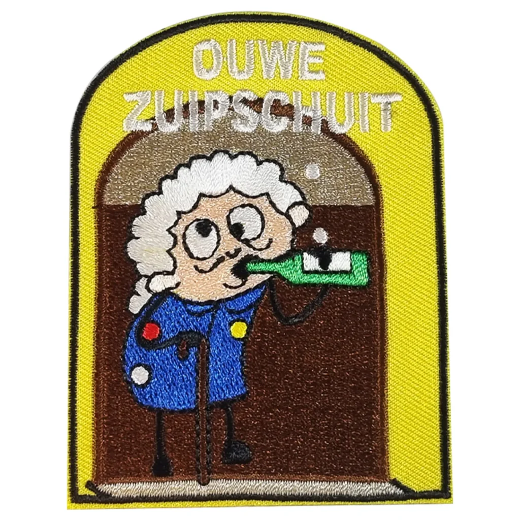 Oeteldonk embleem Ouwe zuipschuit strijkembleem Carnavalsembleem Ouwe zuipschuit Oeteldonk