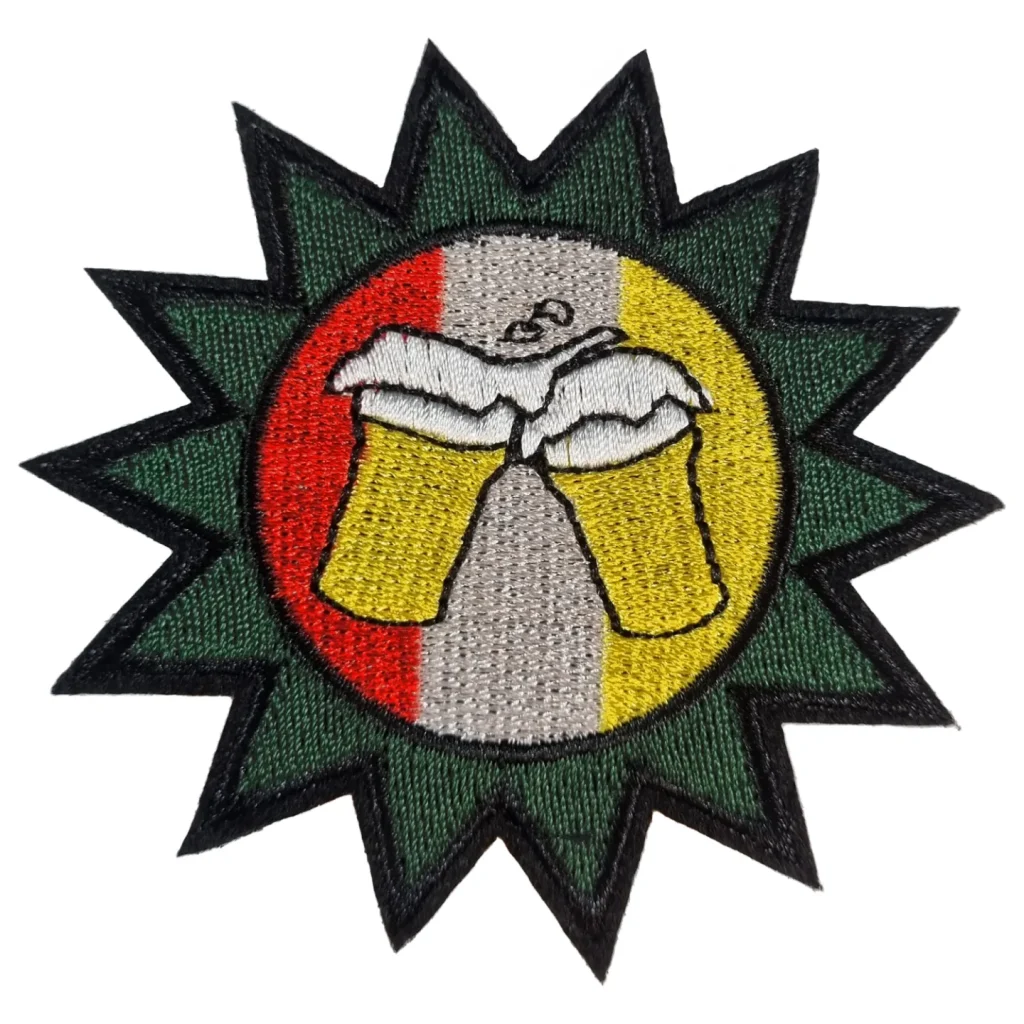 Oeteldonk embleem Proost strijkembleem carnaval Strijkembleem Proost Oeteldonk carnaval