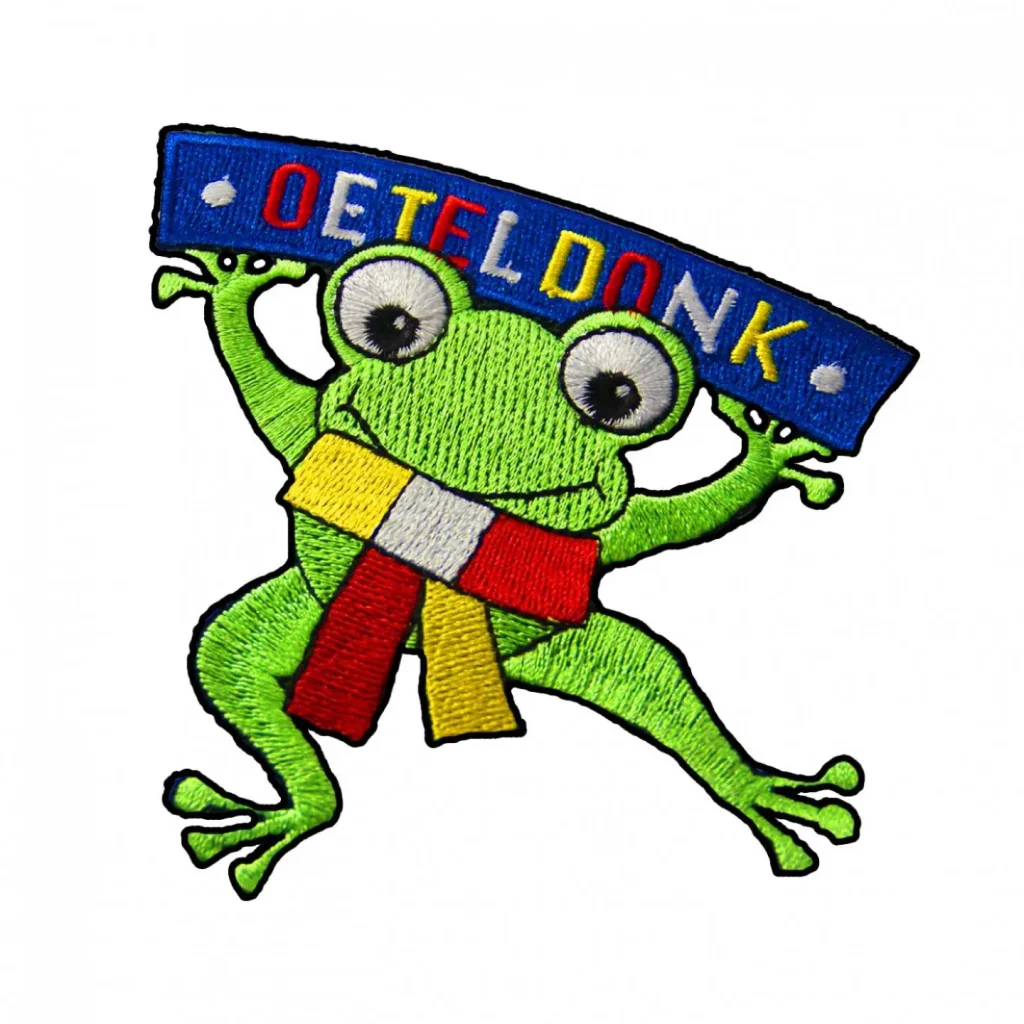 Oeteldonk embleem Dansend Oeteltje strijkembleem carnaval Strijkembleem Dansend Oeteltje Oeteldonk carnaval