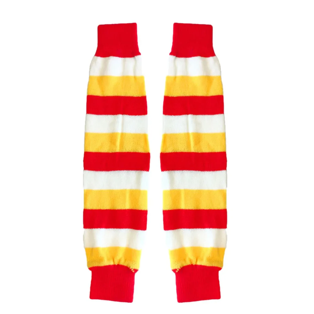 Oeteldonk beenwarmers Carnaval beenwarmers rood-wit-geel