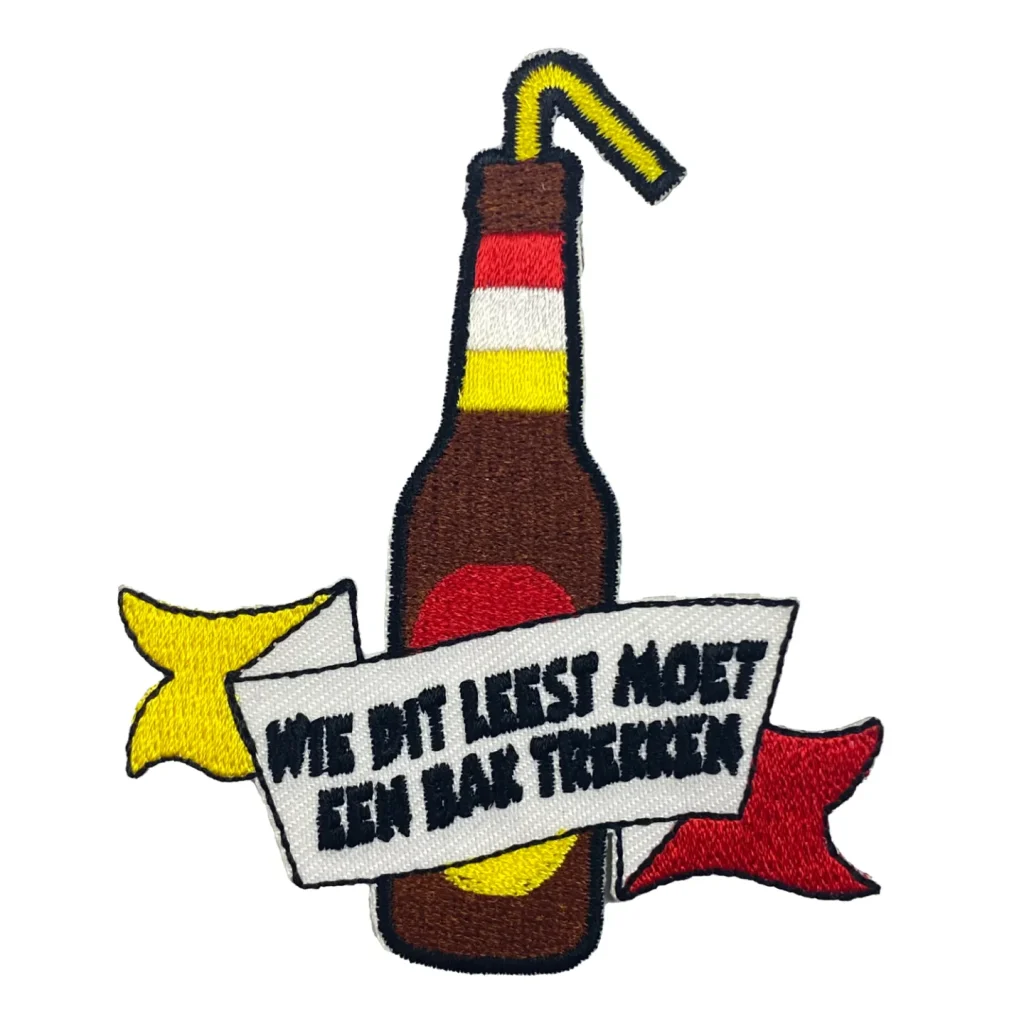 Oeteldonk embleem Bak Trekken strijkembleem carnaval Strijkembleem Bak Trekken Oeteldonk carnaval