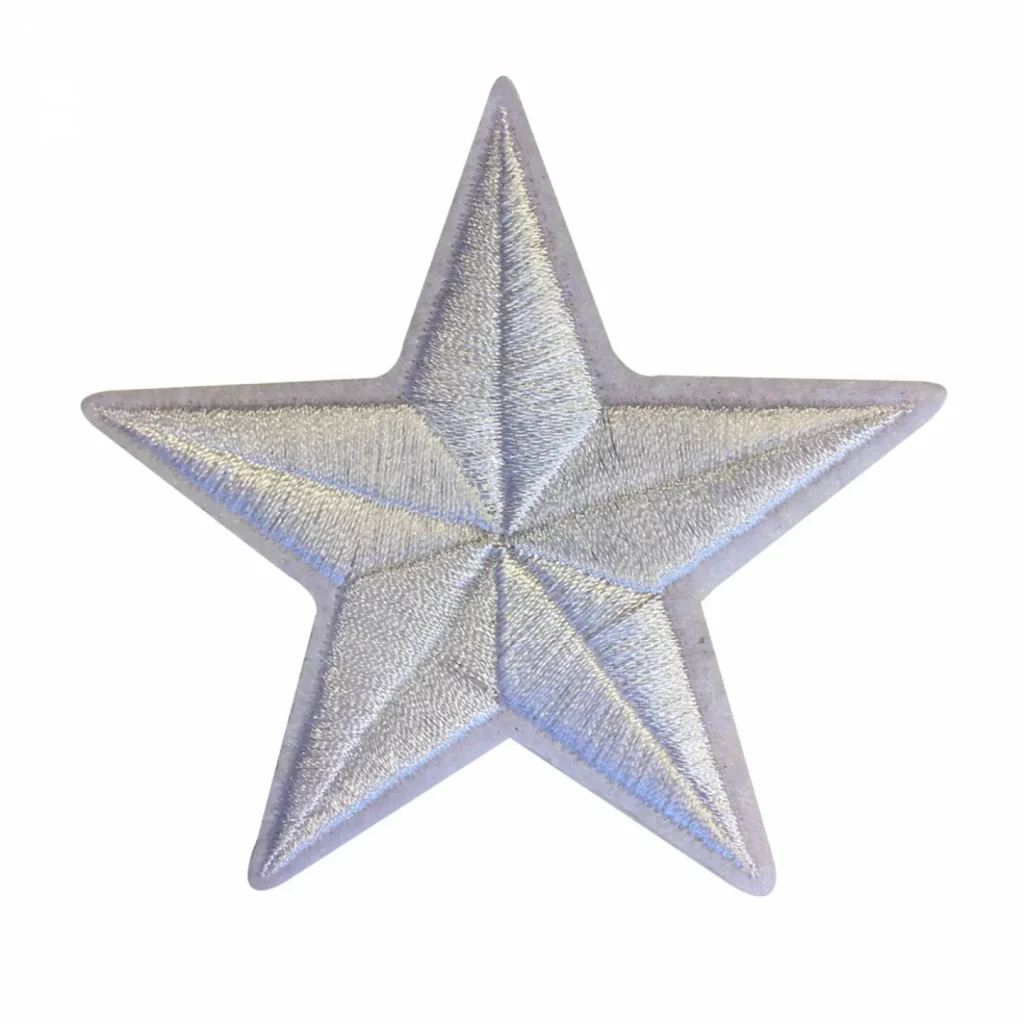 Oeteldonk embleem Witte Ster strijkembleem carnaval Strijkembleem Witte Ster Oeteldonk carnaval