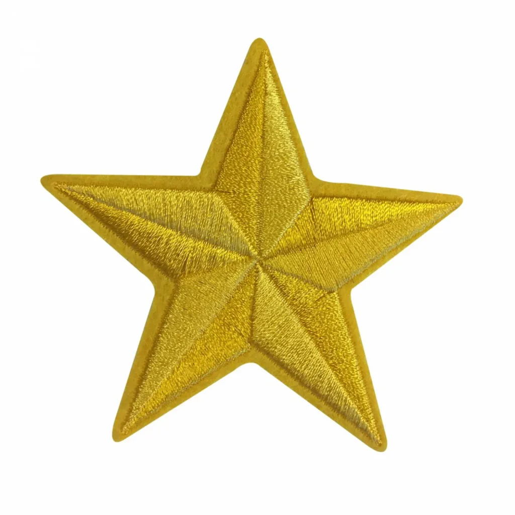 Oeteldonk embleem Gele Ster strijkembleem carnaval Strijkembleem Gele Ster Oeteldonk carnaval