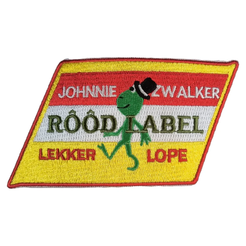 Oeteldonk embleem Johnnie Zwalker strijkembleem Carnavalsembleem Johnnie Zwalker Oeteldonk