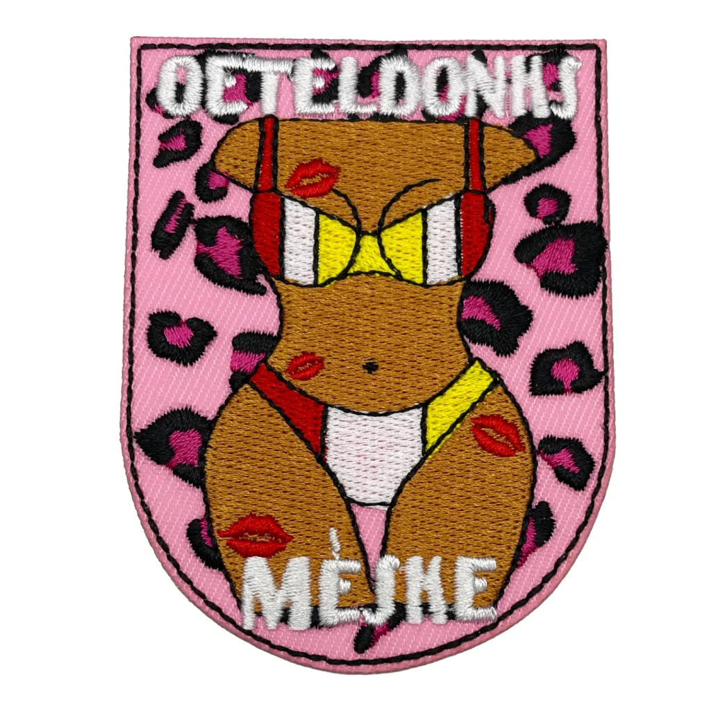 Oeteldonk embleem Oeteldonks meske strijkembleem Carnaval motto embleem Oeteldonks meske