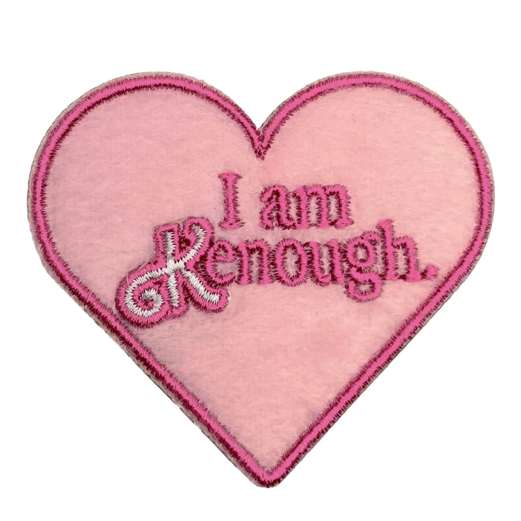 Oeteldonk embleem I am kenough strijkembleem Carnaval motto embleem I am kenough