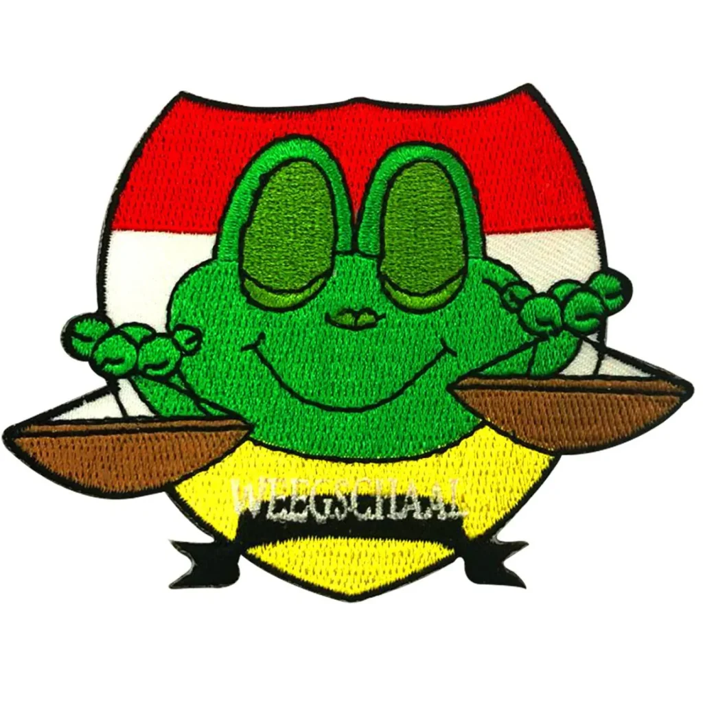 Oeteldonk embleem Sterrenbeeld Weegschaal Strijkembleem carnaval Oeteldonk Weegschaal