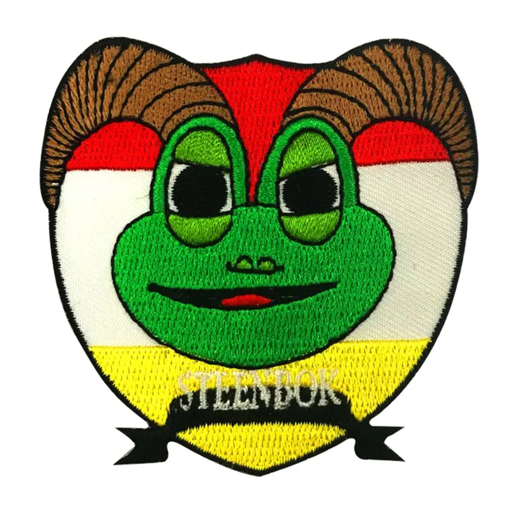 Oeteldonk embleem Sterrenbeeld Steenbok Strijkembleem carnaval Oeteldonk Steenbok