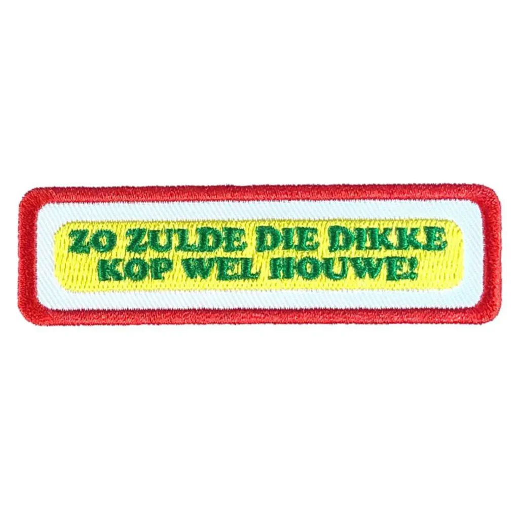 oeteldonk embleem dikke kop, oeteldonk emblemen, carnaval, strijkembleem, embleem Strijkembleem carnaval Oeteldonk Dikke Kop
