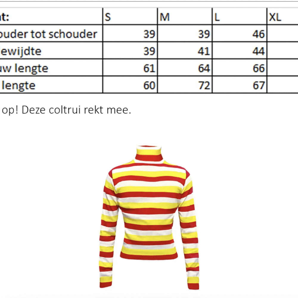 Alternative view of Oeteldonk coltrui - Dames