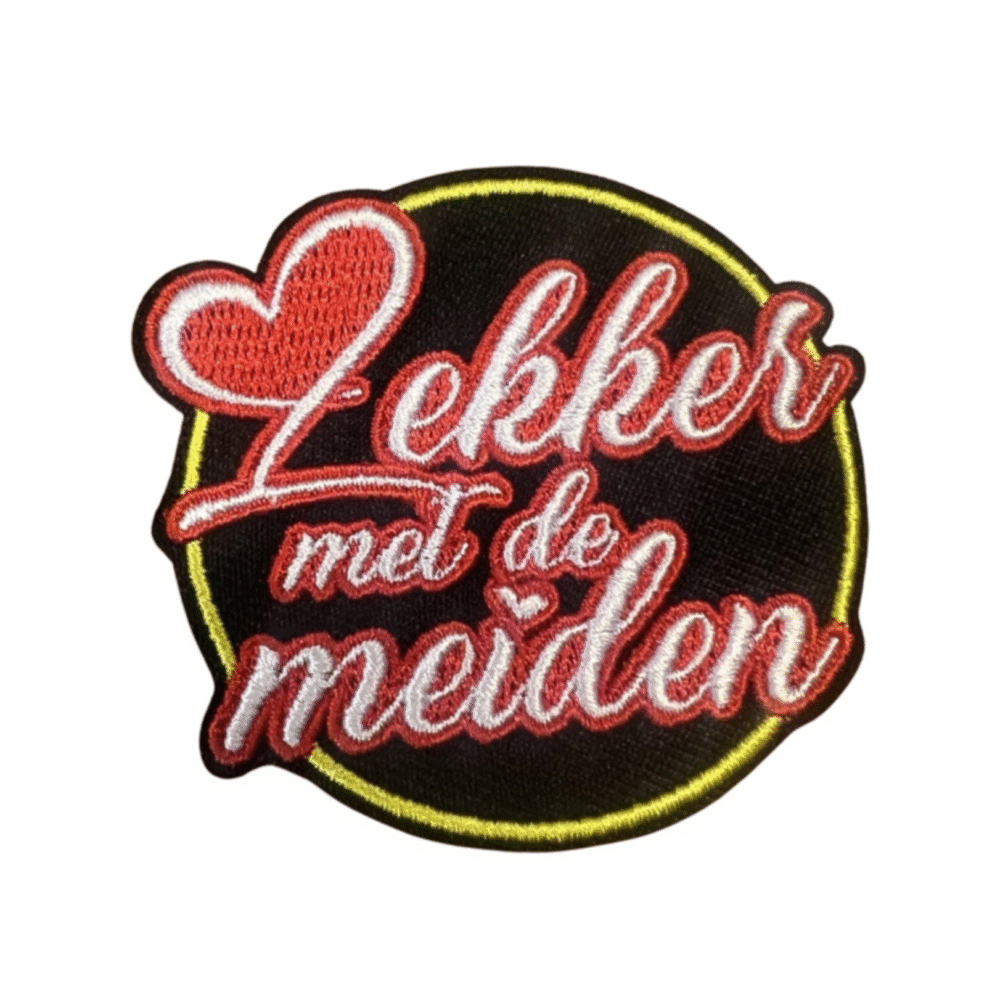 Lekker met de Meiden Oeteldonk embleem | carnavalsembleem Vriendinnen embleem carnaval Oeteldonk